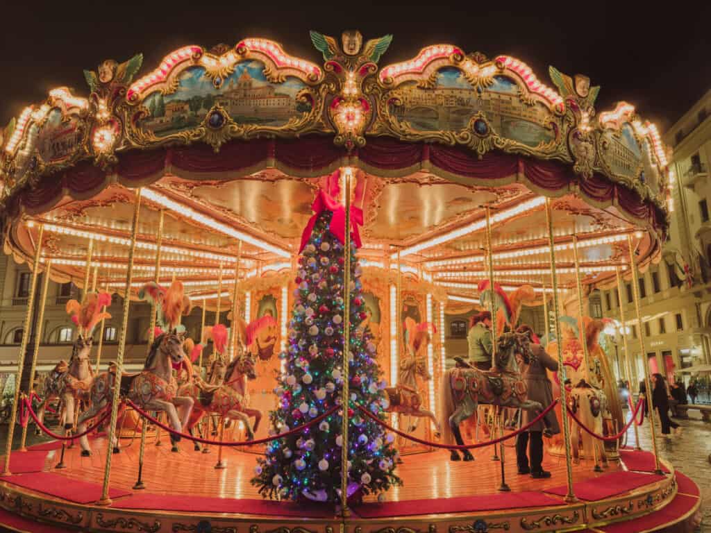 Giostra carousel in Florence