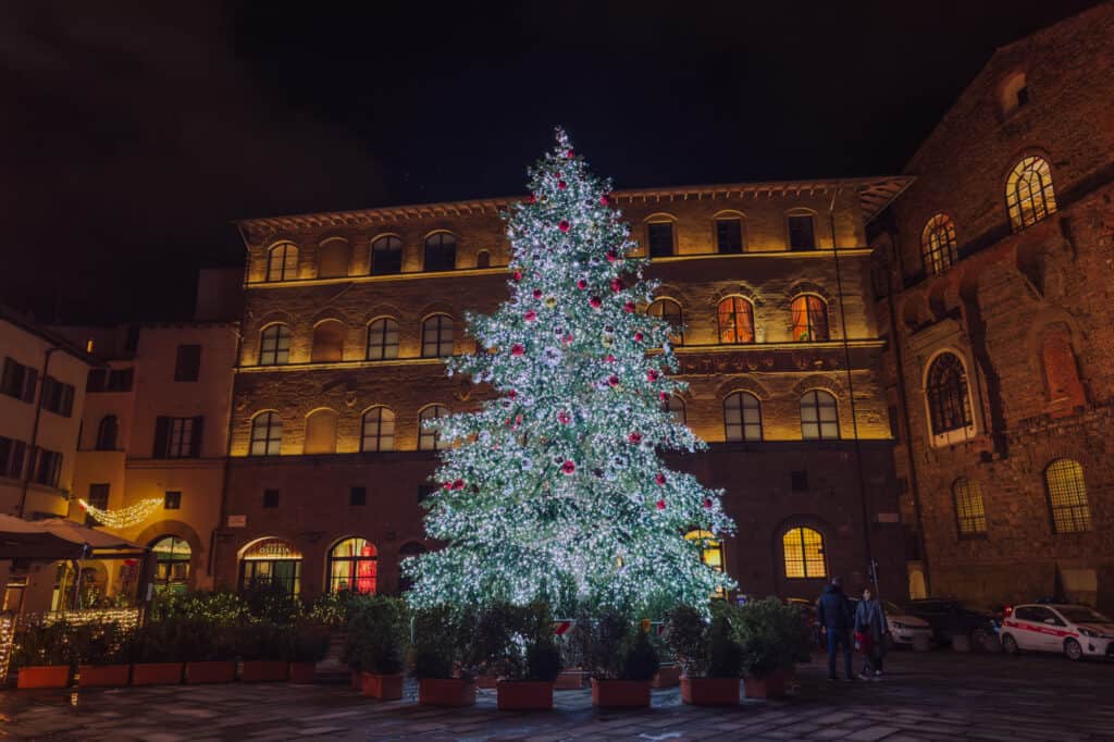 December in Florence Christmas Tree