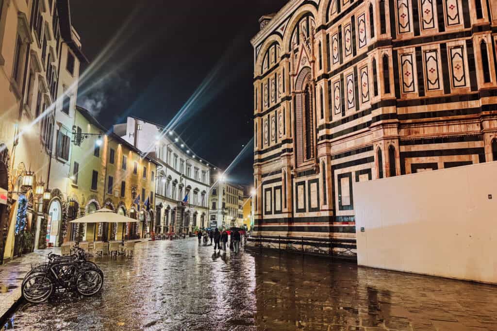 The Florence Cathedral in winter