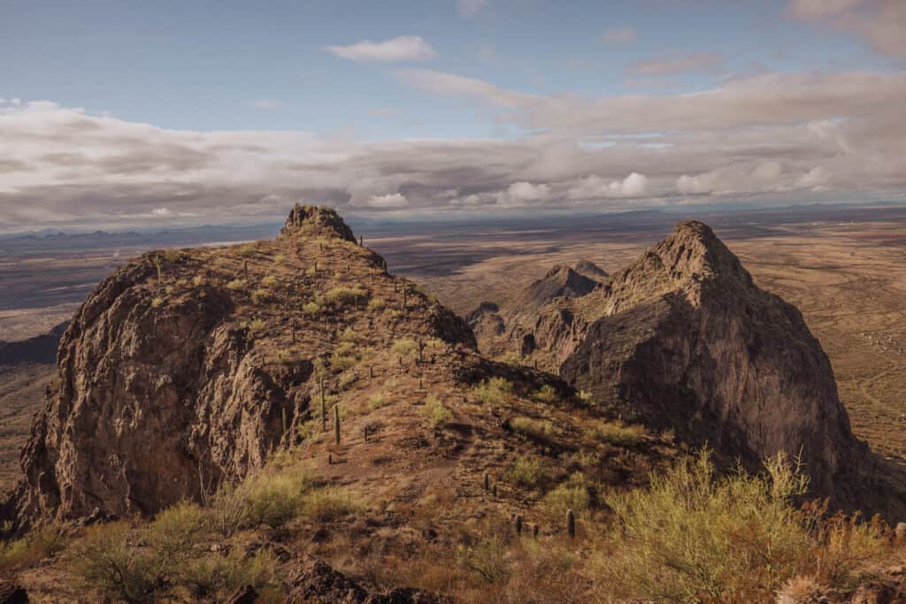 View from the summit of Picacho Peak