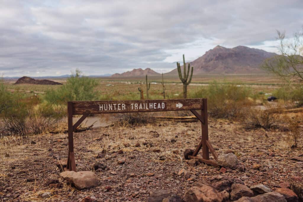 The Hunter Trail to the summit at Picacho Peak