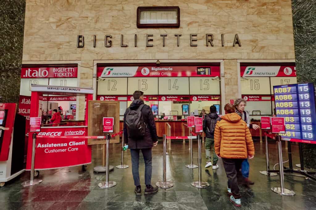Trenitalia train tickets