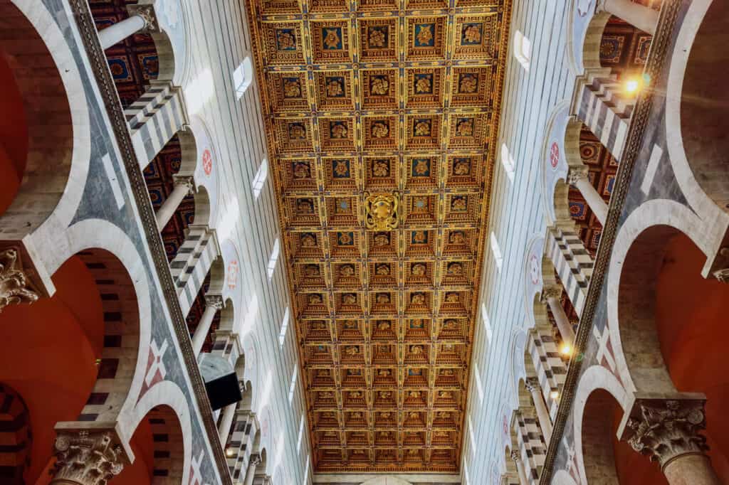 Ceiling in the Pisa Cathedral