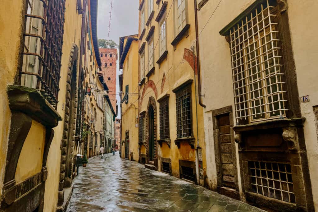 Streets of Lucca Italy