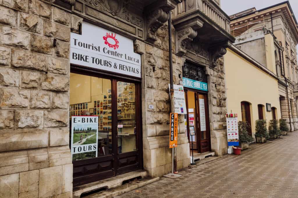 Bike rental in Lucca Italy