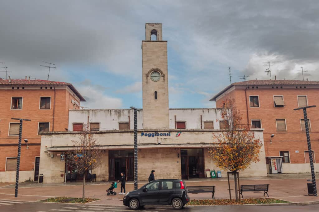 Train from Florence to San Gimignano