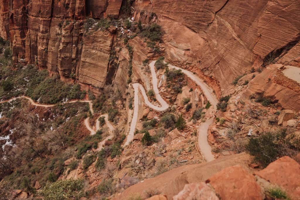 Hike Zion in winter