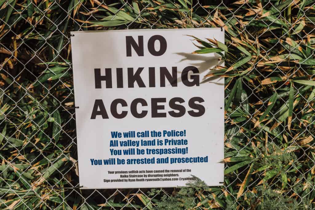 Fine for hiking the Haiku Stairs