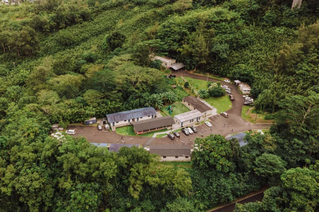 Trailhead for Haiku Stairs