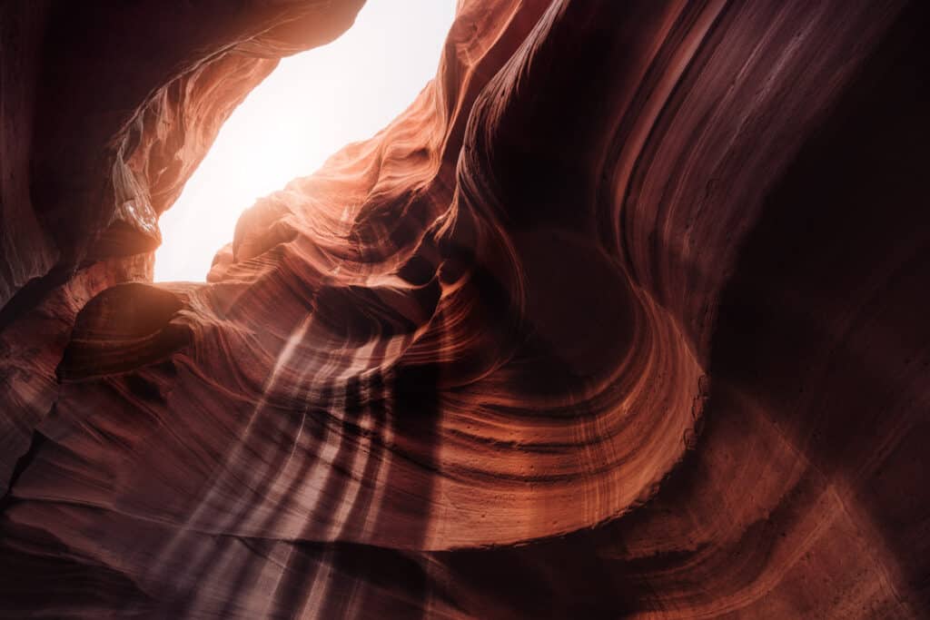 Interesting geology on the sandstone in Cardiac Canyon