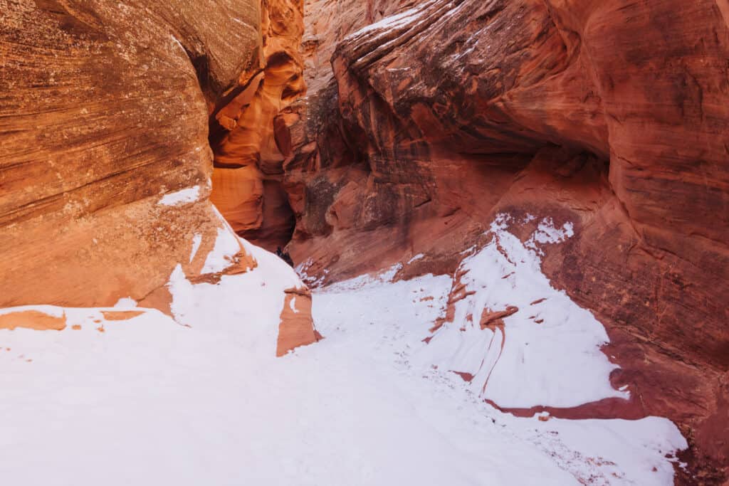 Antelope Canyon in winter
