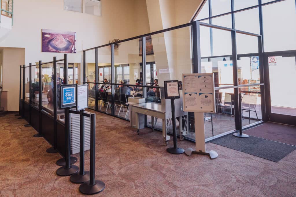 TSA screening in Page, the closest airport to Antelope Canyon