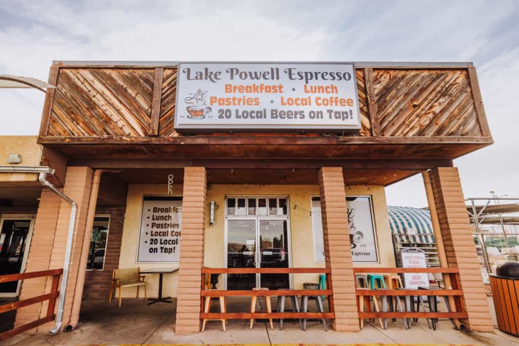 Lake Powell Espresso coffee shop