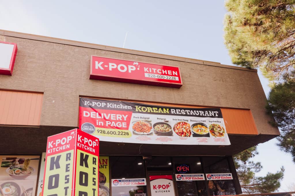 Korean restaurant in Page AZ