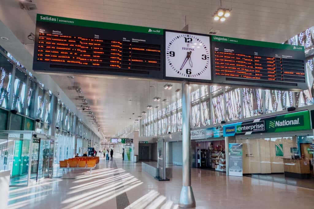 Train station in Cuenca, Spain