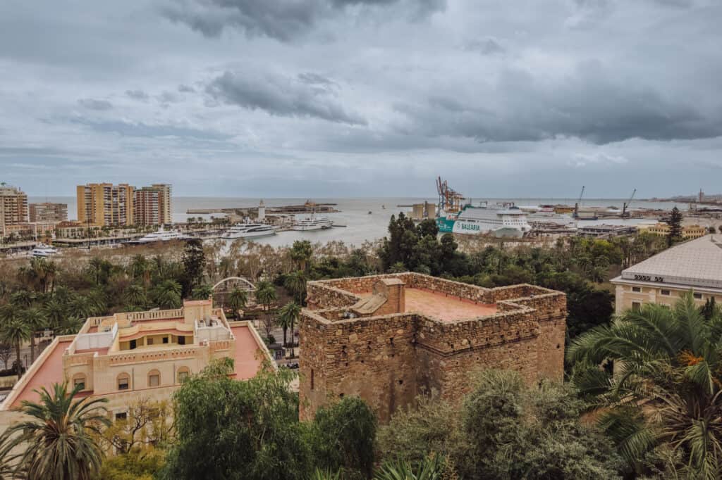 The Train from Madrid to Malaga Spain