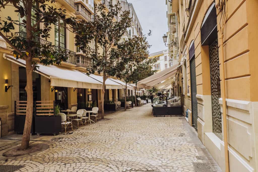 Cafes in Malaga, Spain