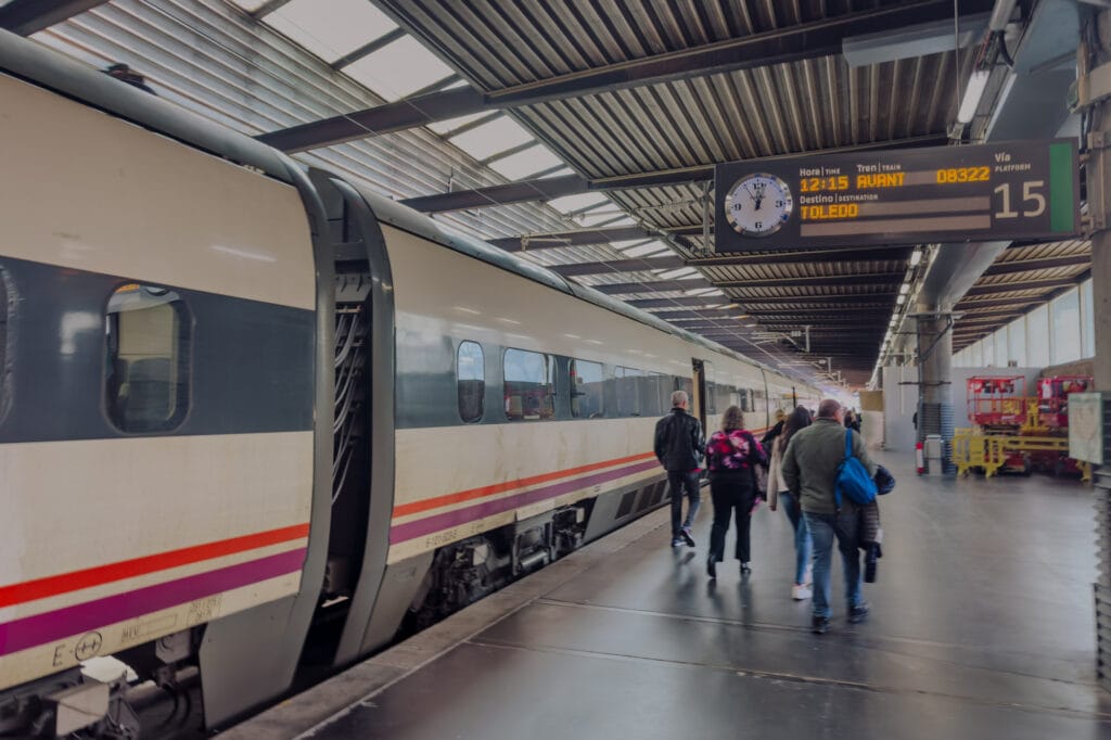 Train from Madrid to Toledo
