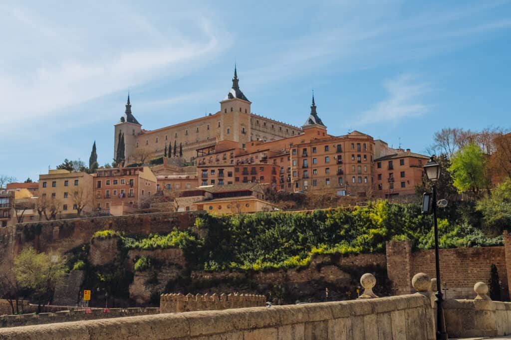 View of Toledo Spain on a trip from Madrid
