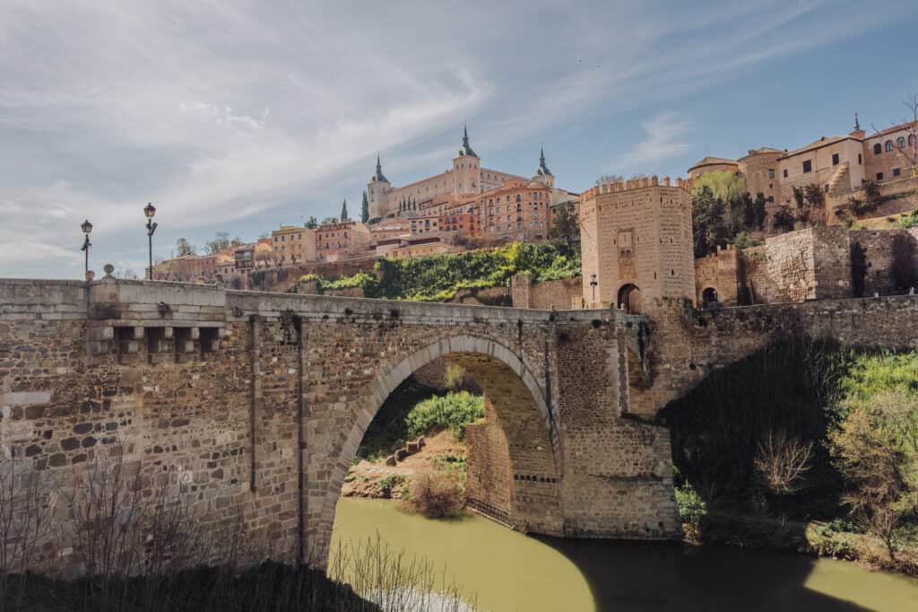 Puente San Martin in Toledo Spain