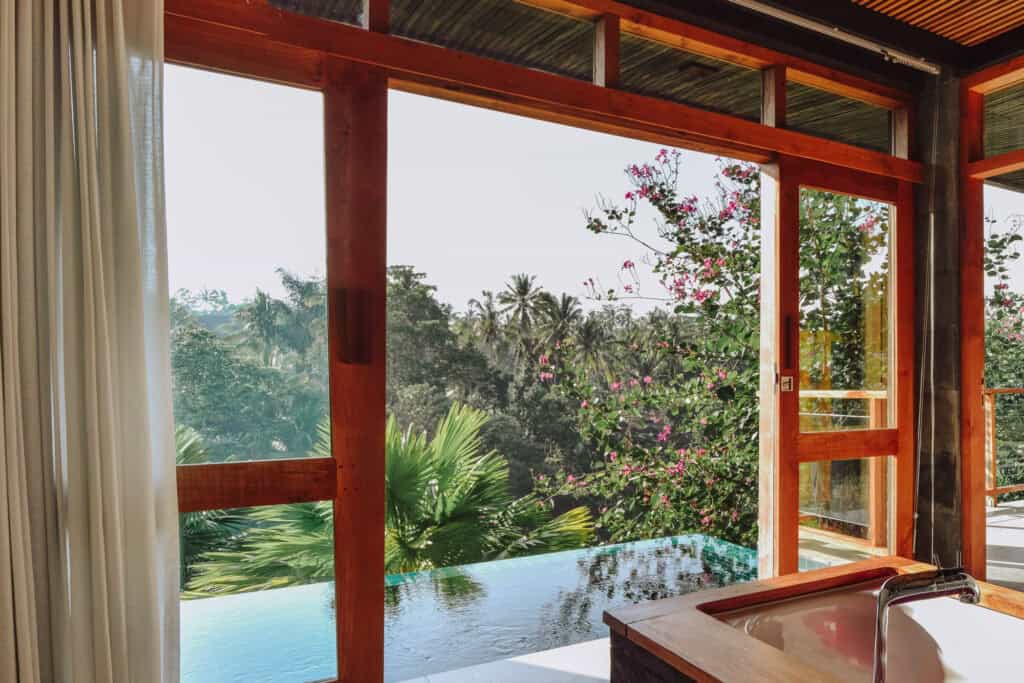 Private pool in a Bali resort villa