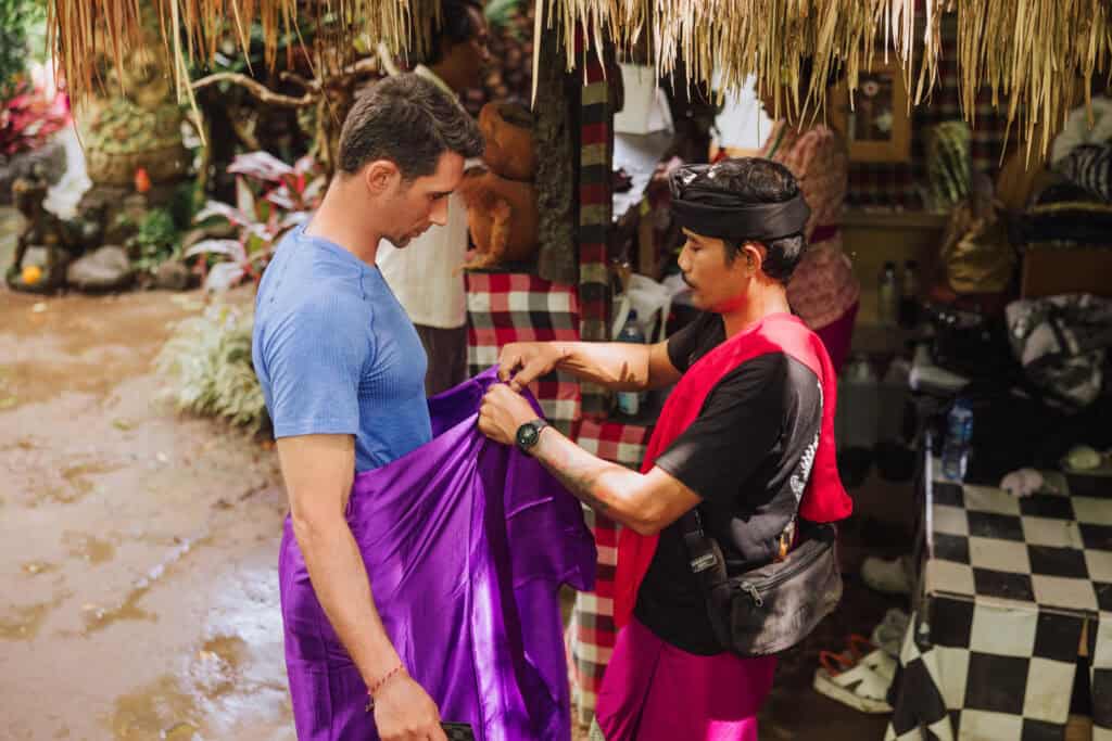 Mandatory sarong