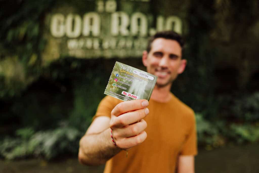 Entrance fee to Goa Raja waterfall
