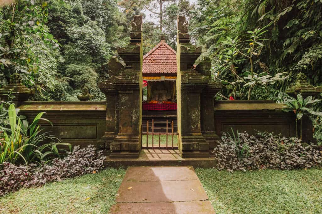 Temple at the waterfall