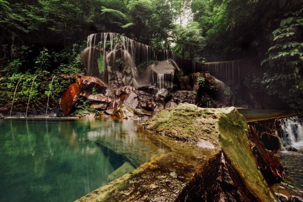 Natural pool at Goa Raja