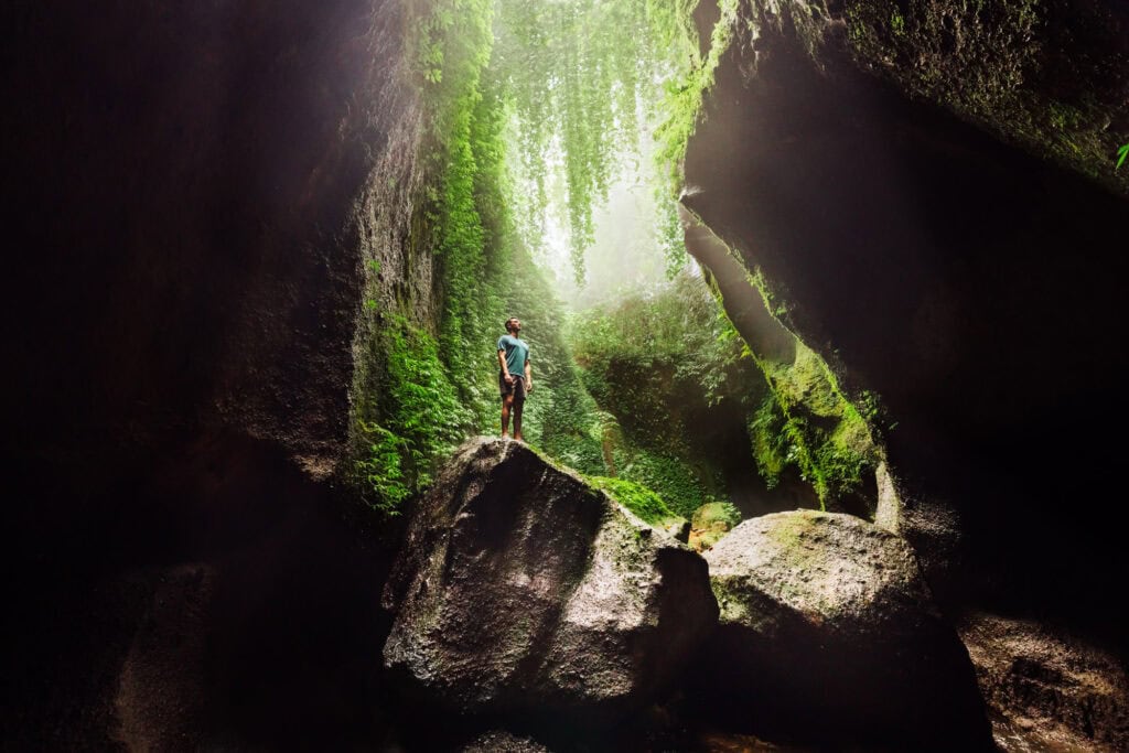 The hike to Tukad Cepung