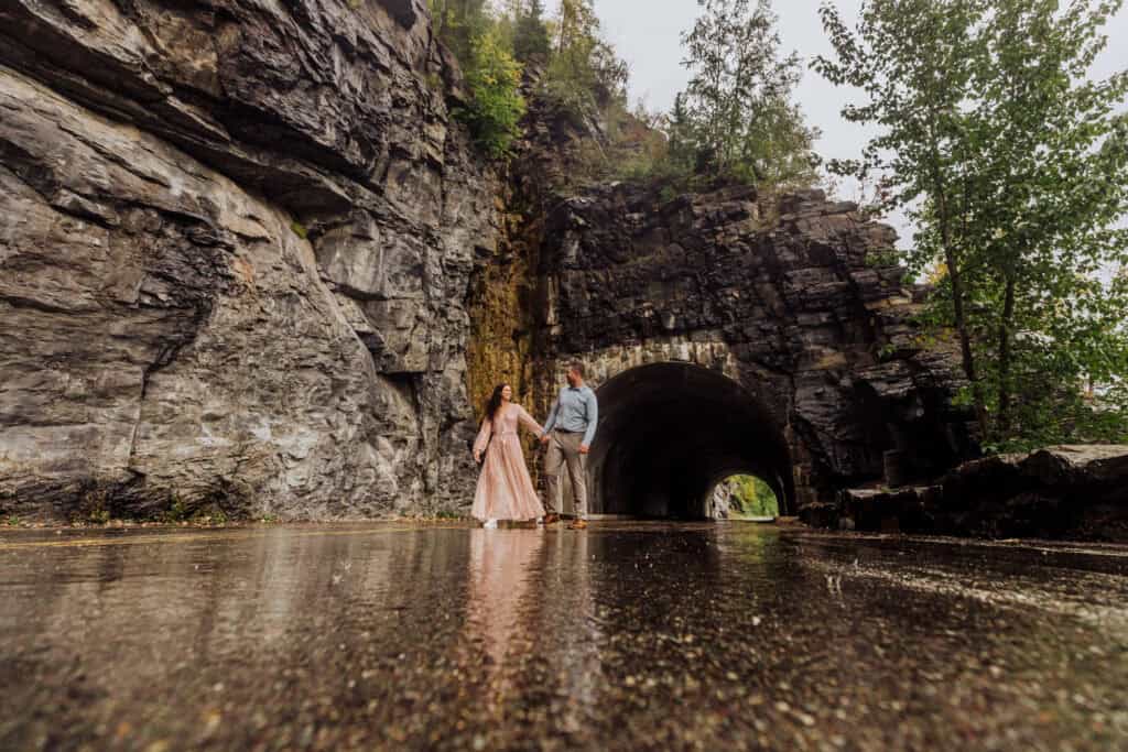 A Glacier National Park elopement along Going-to-the-Sun Road
