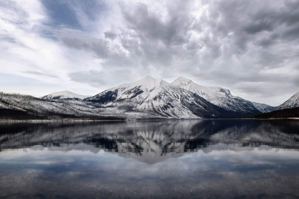 Lake McDonald in the winter