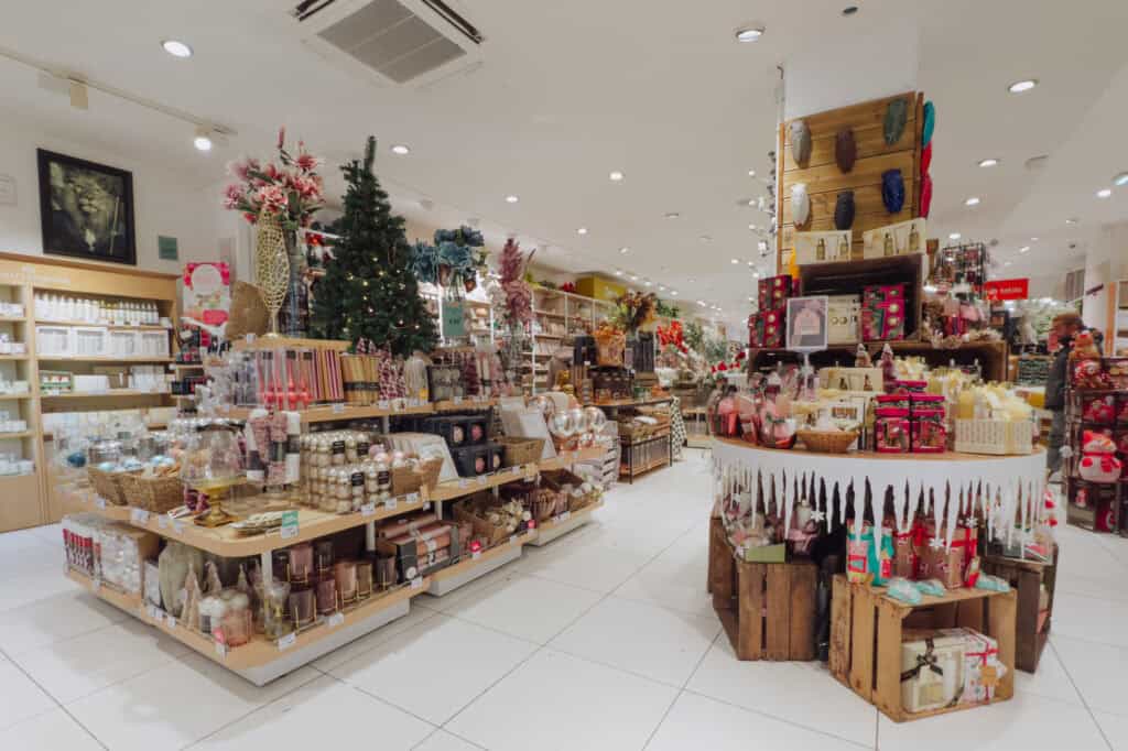 Christmas shopping in Nice, France