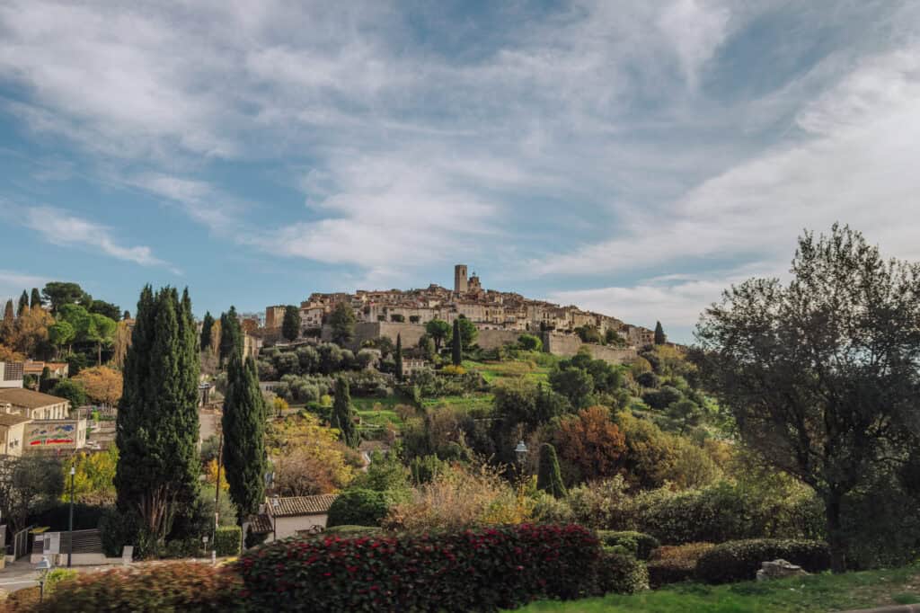 Saint Paul de Vence on a sunny day in December