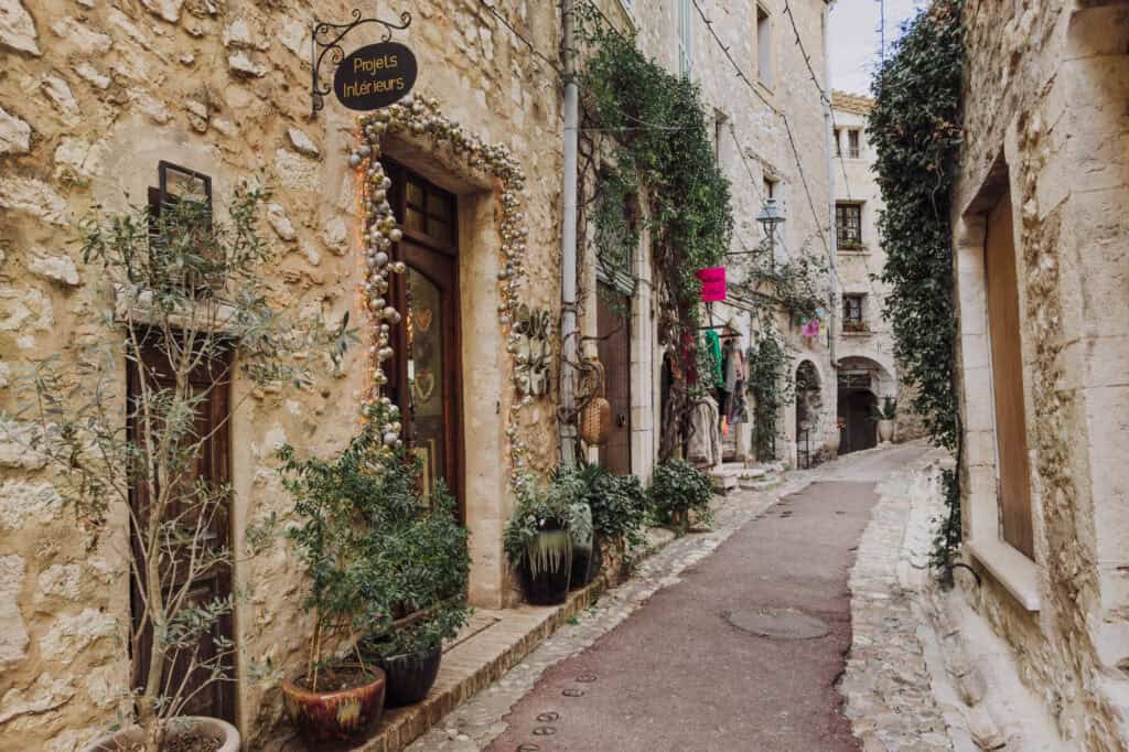Saint Paul de Vence in winter