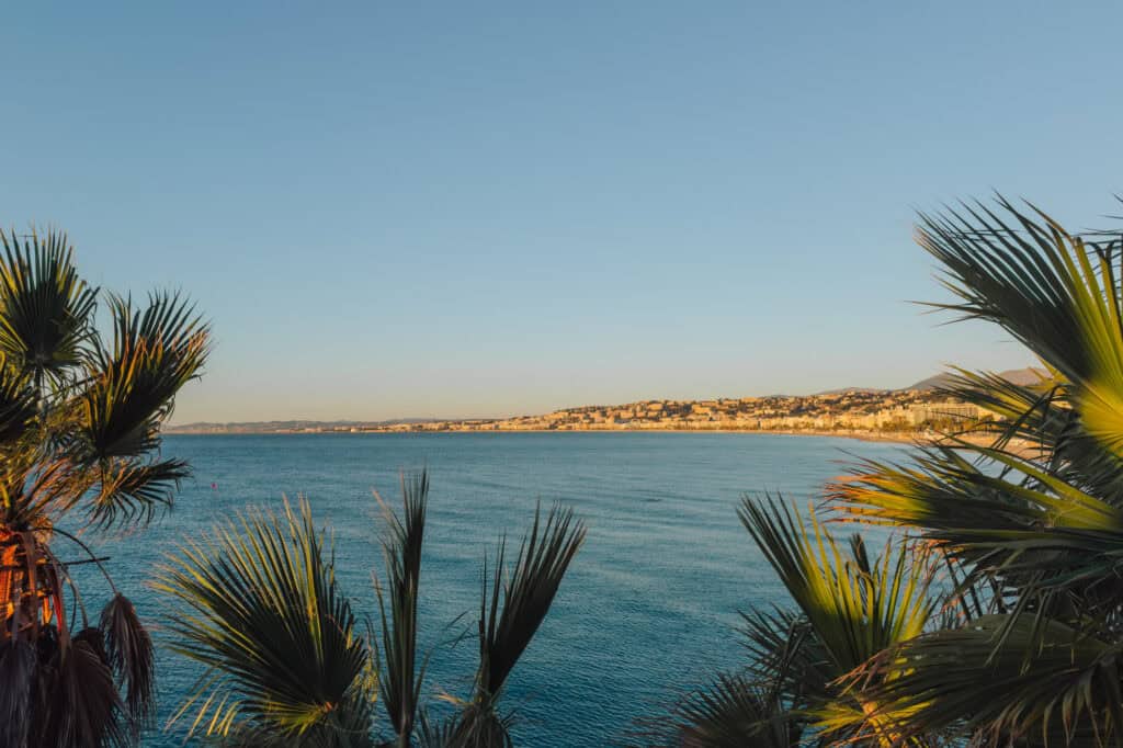 The Mediterranean Sea of Nice, France