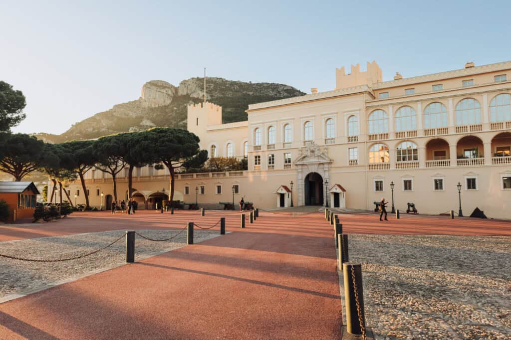 The Palace in Monaco in December