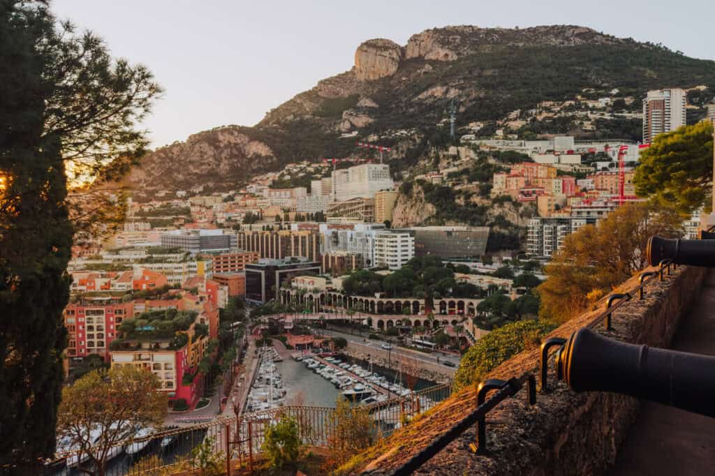 Monaco during a winter visit in December
