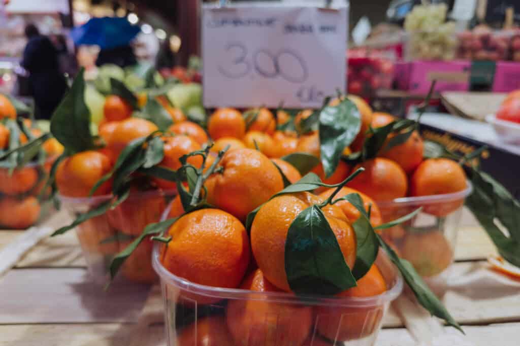 A market in Ventimiglia, Italy