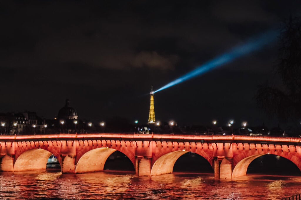 Paris in the winter is cooler and rainy, but still enjoyable to visit.