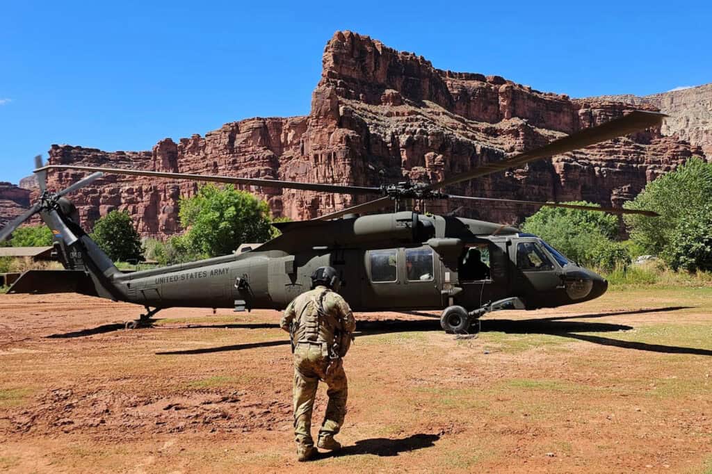 National Guard rescue at Supai