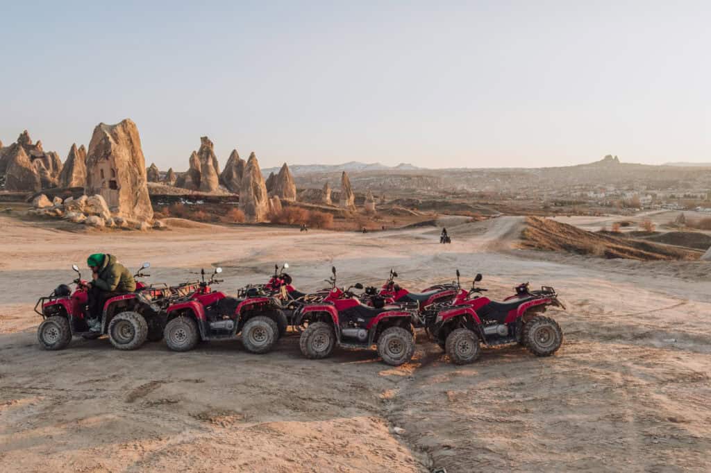 Take an ATV ride in Goreme Cappadocia