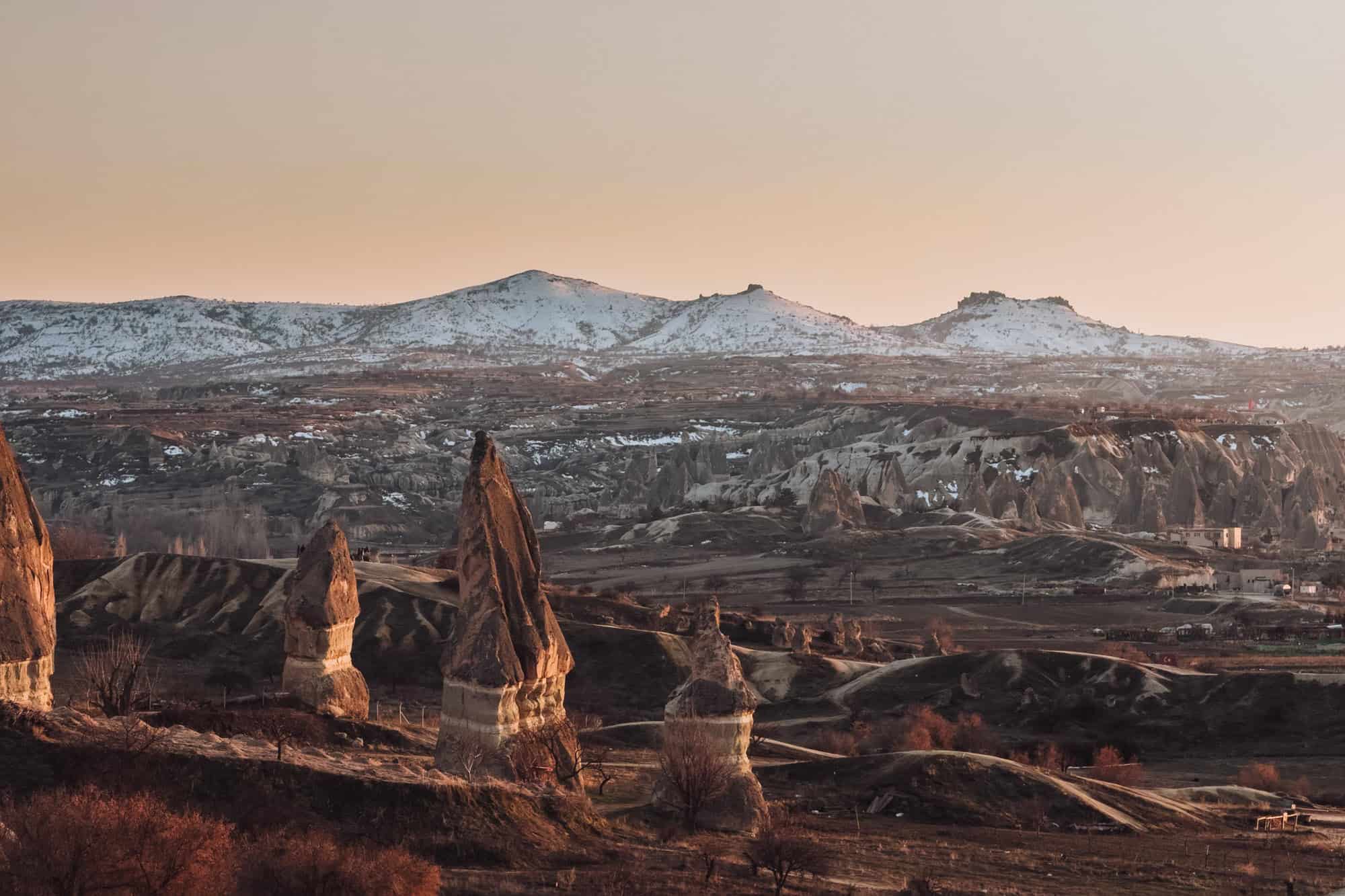 Cappadocia in the winter
