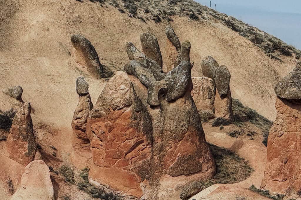 Imagination Valley rock hand