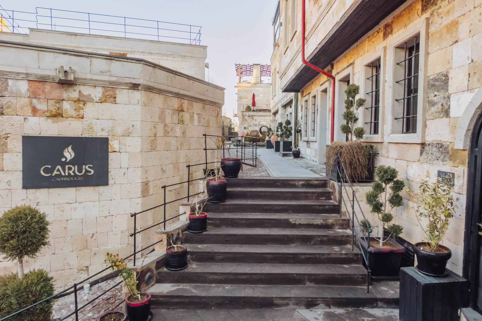 Carus Cappadocia entrance exterior