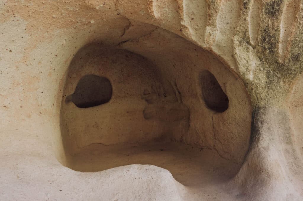 One of the wine making areas at the Open Air Museum
