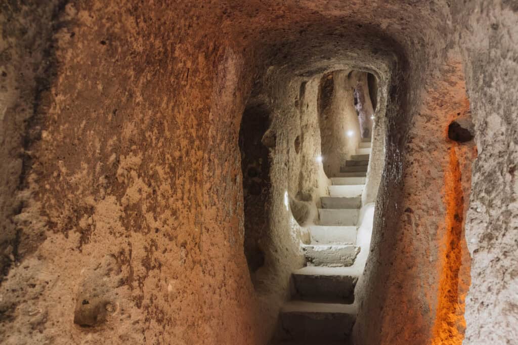 An underground passage near Goreme