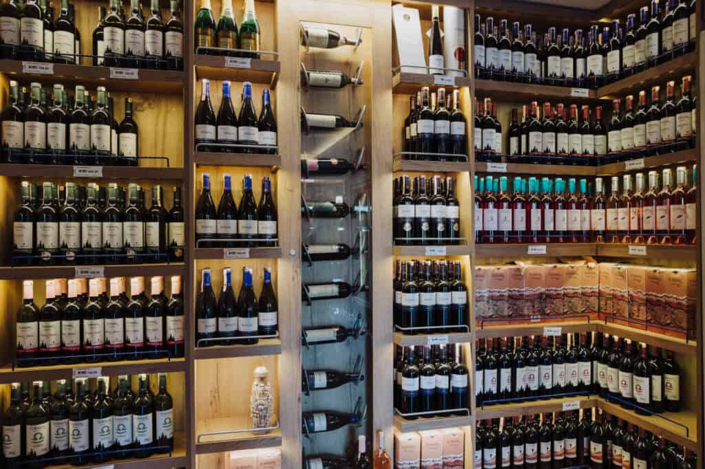 Turkish wine sold in Cappadocia