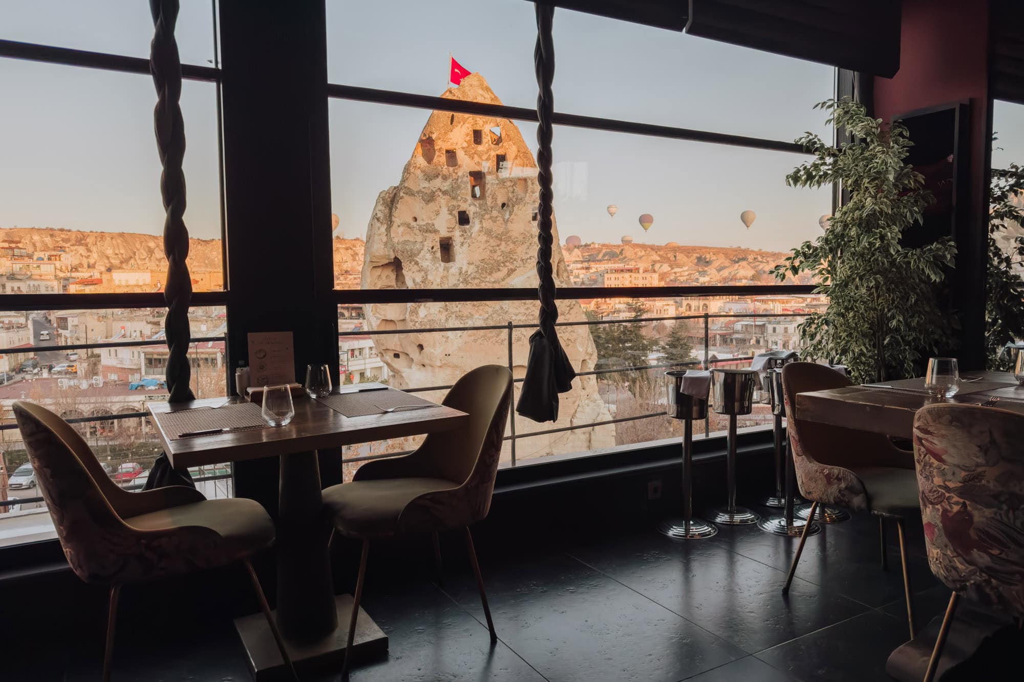 View from Haruna, the restaurant at Carus