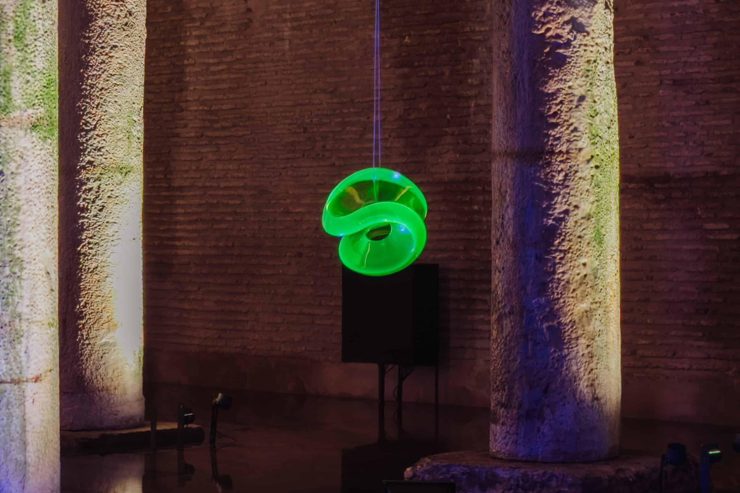 An underground art installation in Istanbul